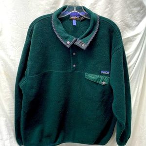 Patagonia synchilla pullover fleece jacket men sz L